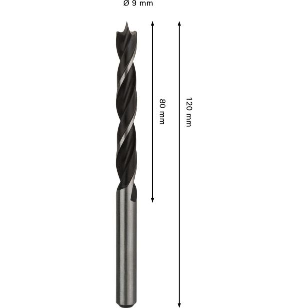 SPIRALNI SVEDER ZA LES BOSCH 9 X 80 X 120 MM