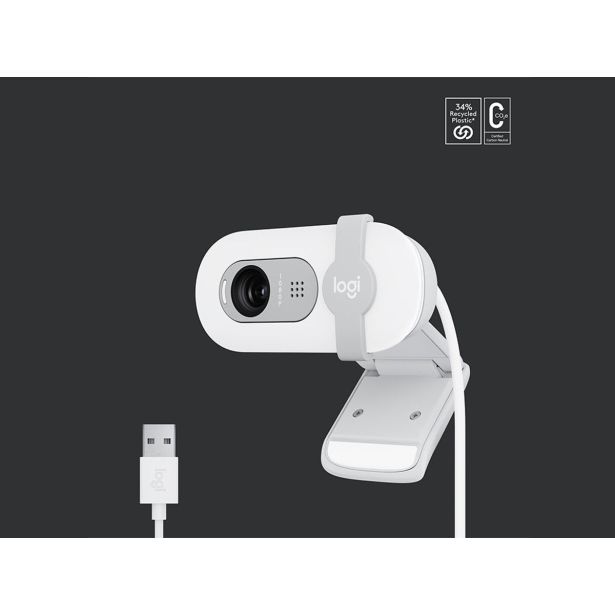 SPLETNA KAMERA LOGITECH BRIO 100, BELA