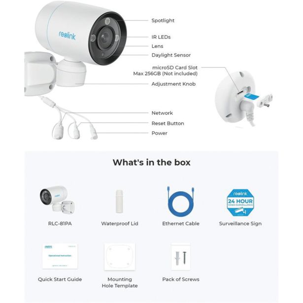SPLETNA KAMERA REOLINK RLC-81PA IP