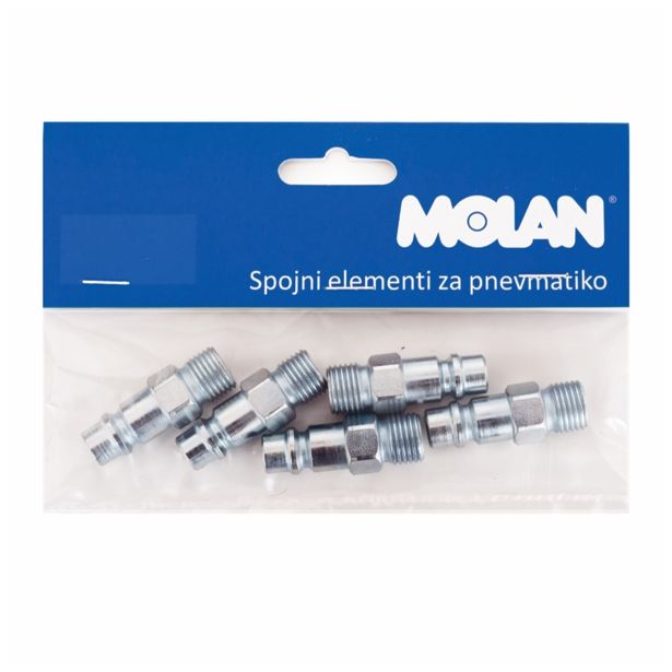 SPOJNI ELEMENT MOLAN VTIČ 1/4 ZN 5 KOS