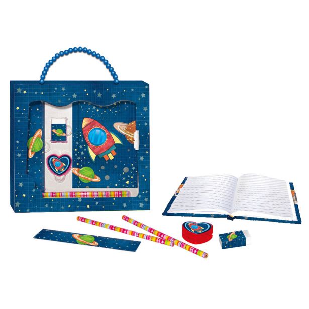 SPOMINSKA KNJIGA, DNEVNIK DARILNI SET 5/1 VESOLJE