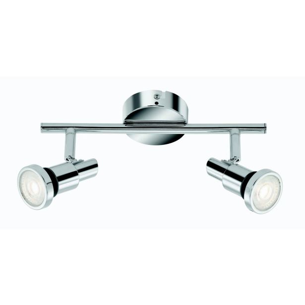 DEKORATIVNI LED REFLEKTOR SPOT CHROME 2X4W GU10 WW IP44