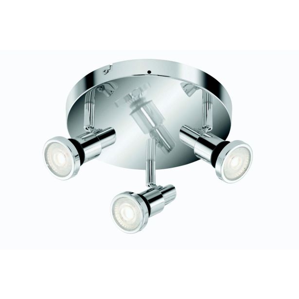 DEKORATIVNI LED REFLEKTOR SPOT CHROME 3X4W GU10 WW IP44