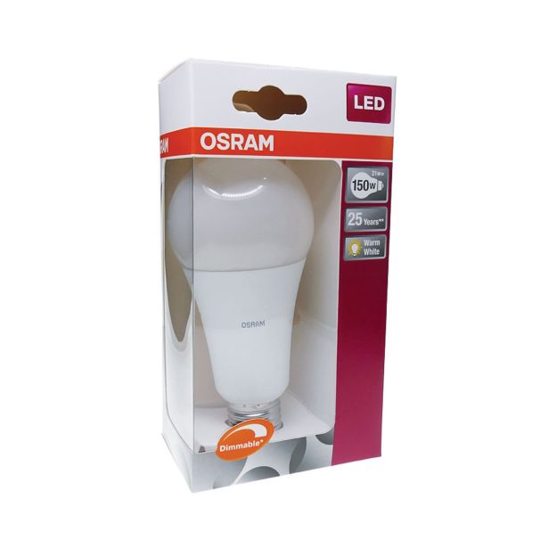 LED ŽARNICA E27 OSRAM SST CLA150 17W/827 DIM 220-240V MAT BL/1