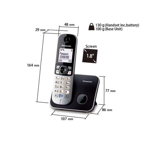 STACIONARNI TELEFON PANASONIC KX-TG6811FXB PANASONIC