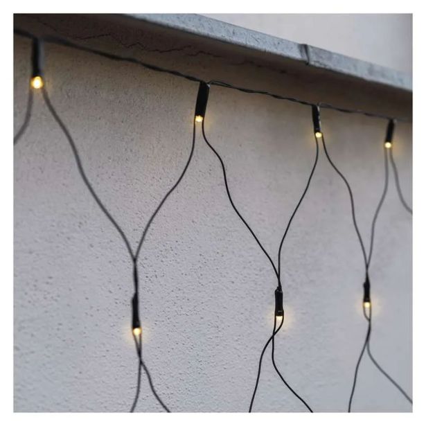 STANDARD LED POVEZOVALNA BOŽIČNA VERIGA ' MREŽA, 1,5X2 M, ZUN., TOPLA BELA