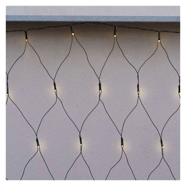 STANDARD LED POVEZOVALNA BOŽIČNA VERIGA ' MREŽA, 1,5X2 M, ZUN., TOPLA BELA