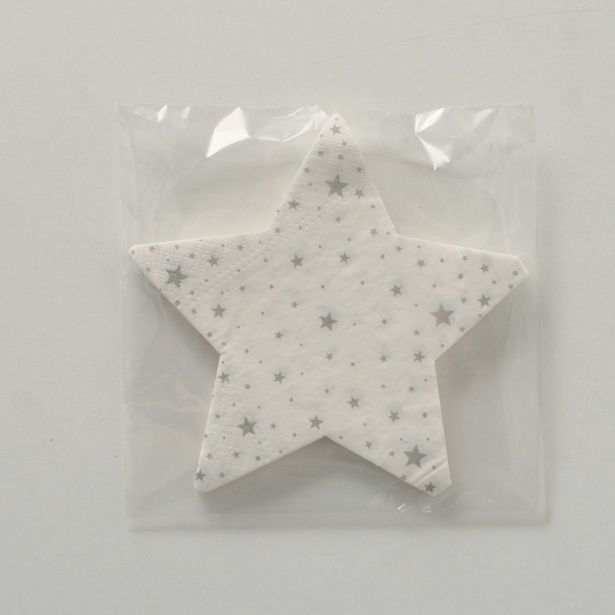 SERVIETE V OBLIKI ZVEZDE, 12/1, SORT