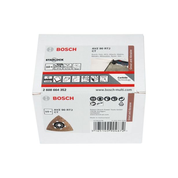 PRIBOR ZA VEČNAM. ORODJA BOSCH STARLOCK AVZ 90 RT2 G20 BRUSILNA PLOŠČA