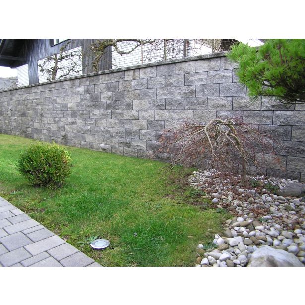 BETONSKI IZDELEK ZOBEC STEBER 4 STRANO LOMLJEN 280X280X190 MM SIVO-ČRN