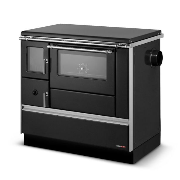 ŠTEDILNIK NA DRVA ALFA PLAM DOMINANT 90 H, ANTRACIT DESNI