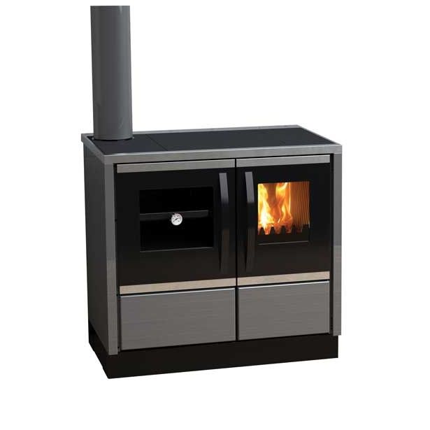 ŠTEDILNIK NA TRDA GORIVA MBS ROCKY V2, SIVI DESNI