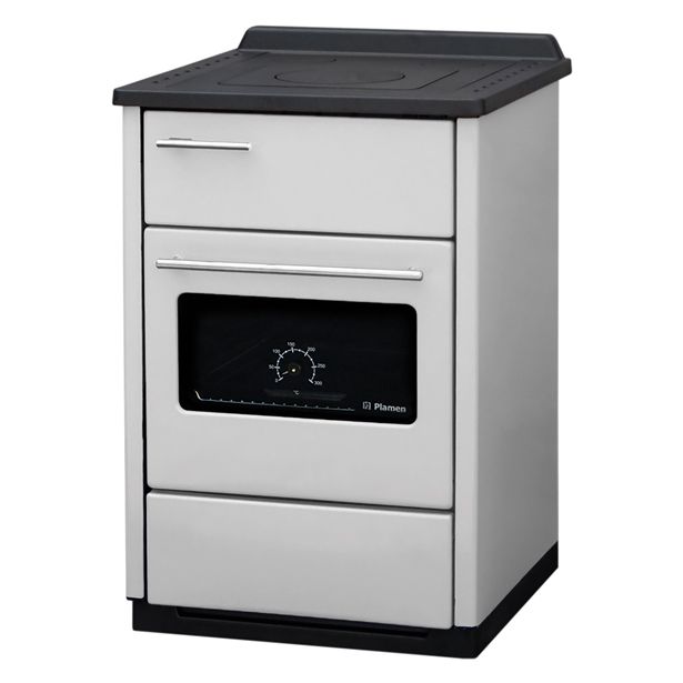 ŠTEDILNIK NA TRDA GORIVA PLAMEN CALOREX 60 N BELI