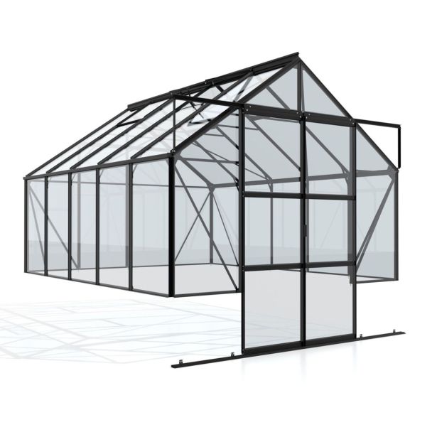STEKLEN RASTLINJAK VITAVIA CASSANDRA 8300, ESG 3 MM ČRNA