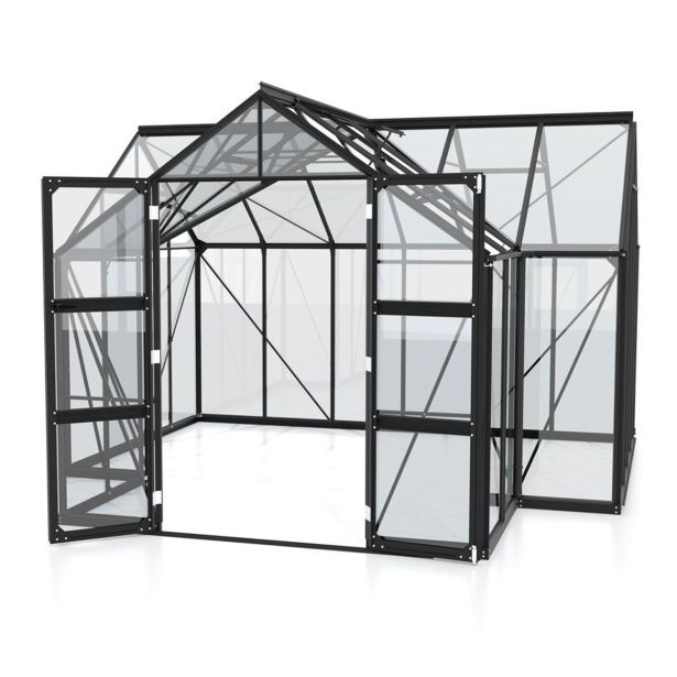 STEKLEN RASTLINJAK VITAVIA CLARUS ESG3MM ČRNA 276X383X383