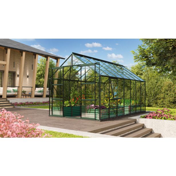 STEKLEN RASTLINJAK VITAVIA JUPITER 11500 ESG 3MM SMARAGDNA 2.6X4.4M