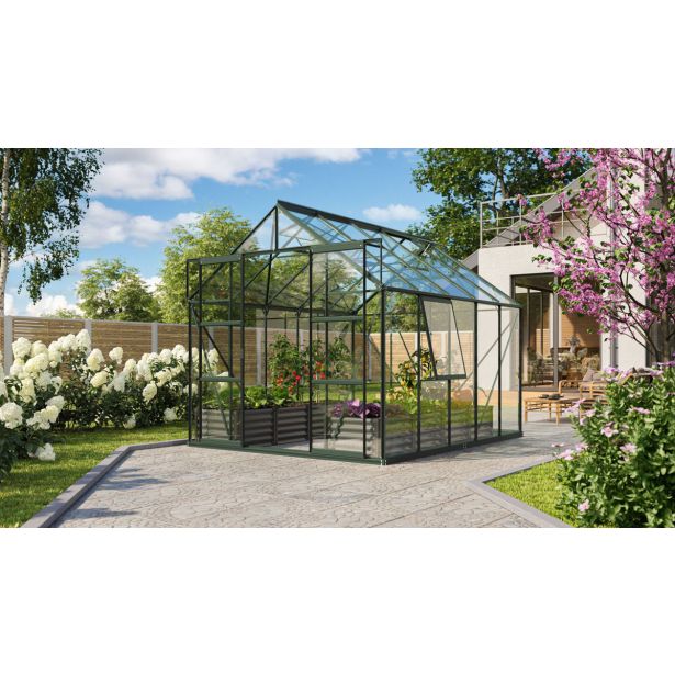 STEKLEN RASTLINJAK VITAVIA JUPITER 8300 ESG 3MM SMARAGDNA 2.6X3.2M