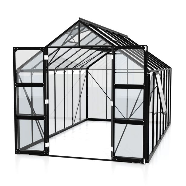 STEKLEN RASTLINJAK VITAVIA OLYMP 11500 ESG 3 MM ČRNA 254X257X448