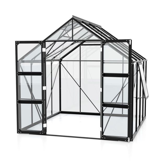 STEKLEN RASTLINJAK VITAVIA OLYMP 6700 ESG 3 MM ČRNA 254X258X254
