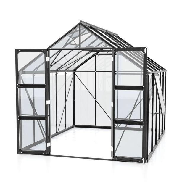 STEKLEN RASTLINJAK VITAVIA OLYMP 8300 ESG 3 MM ČRNA 254X257X324