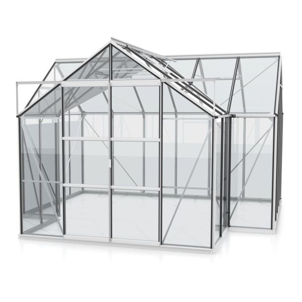 STEKLEN RASTLINJAK VITAVIA ORANŽERIJA SIRIUS ESG 3MM ALU 3.8X3.8M