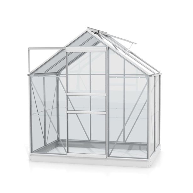 STEKLEN RASTLINJAK VITAVIA PLANET 2500 ESG 3MM, 1,95X1,31M ALU - RASTLINJAK+ OKVIR ZA TEMELJ