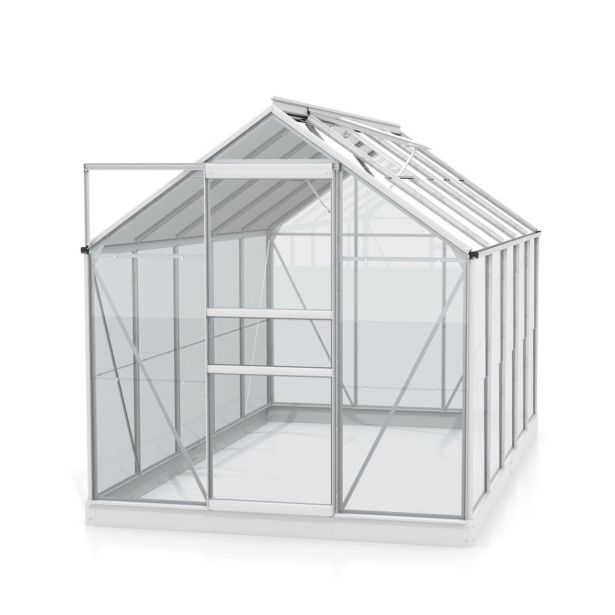 STEKLEN RASTLINJAK VITAVIA PLANET 6200 ESG 3MM, 1,95X3,21M ALU- RASTLINJAK+ OKVIR ZA TEMELJ