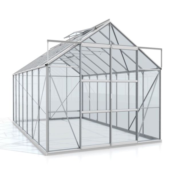 STEKLEN RASTLINJAK VITAVIA URAN 11500 ESG 3 MM ALUMINIJ 246X257X445