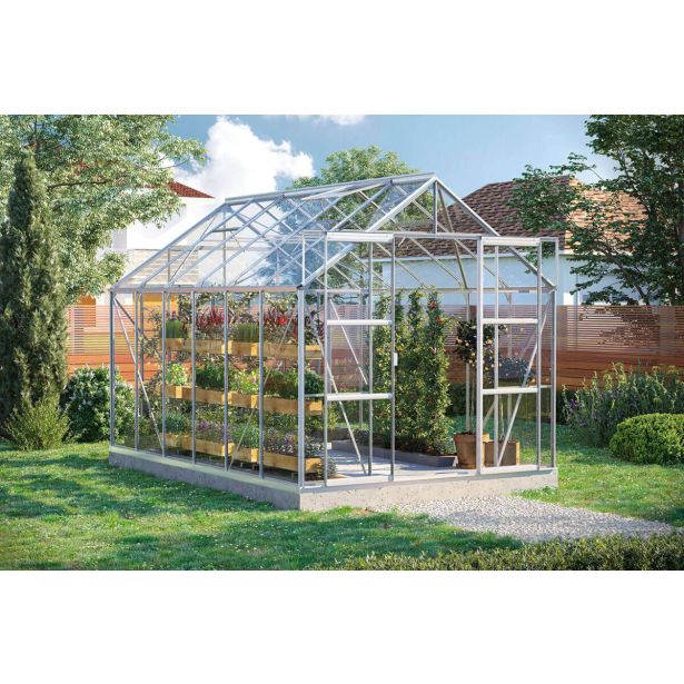 STEKLEN RASTLINJAK VITAVIA URAN 9900 ESG 3 MM ALUMINIJ 246X257X383