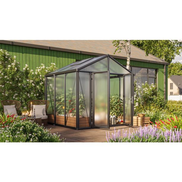 STEKLEN RASTLINJAK VITAVIA ZEUS COMFORT 6200 ESG/HKP 10MM ČRNA 258X242X250
