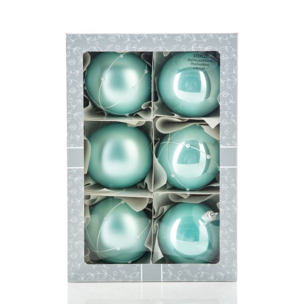 STEKLENA BUNKA GLOSSTYLE 80 MM 6/1 SV. ZELENA 3 Z IN 3 BREZ DEKORJA