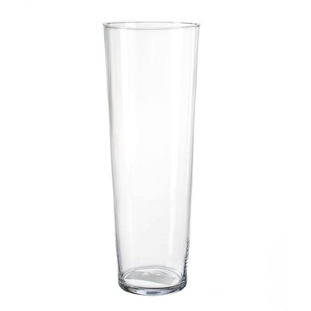 STEKLENA VAZA ATMOSPHERE PROZORNA, 40 CM