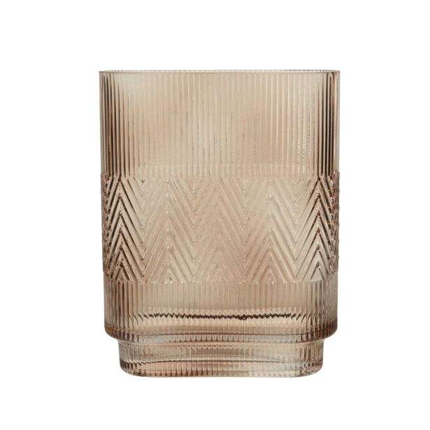 STEKLENA VAZA DECORIS STEKLENA VAZA RJAVA