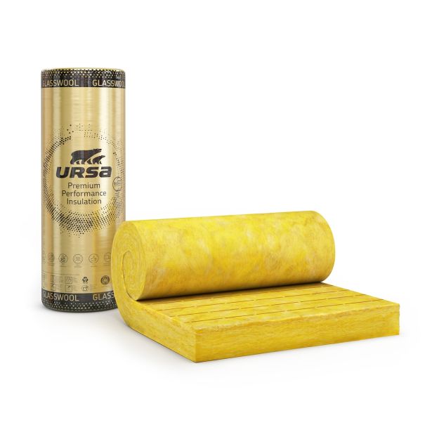 STEKLENA VOLNA ZA STROP URSA SF 32/VK 12 CM GOLD PAL=69.12 M2, ZAV=3.84 M2