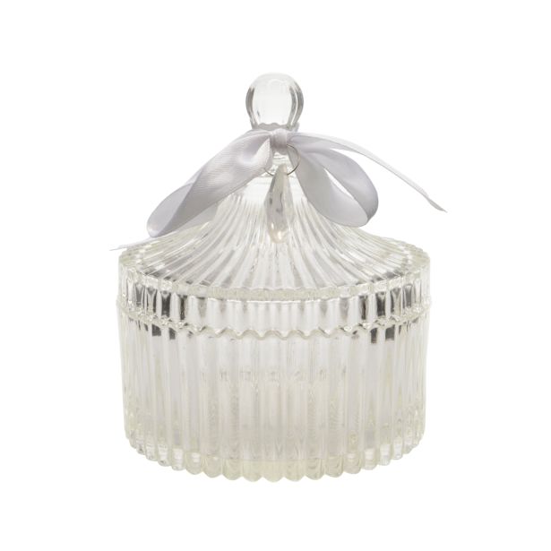 POSODA ZA SHRANJEVANJE STEKLENA, FI 14 CM S POKROVOM