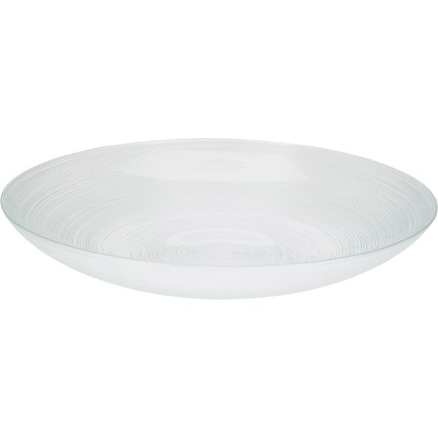 SERVIRNA SKLEDA EH STEKLENA, PROZORNA FI 40 CM