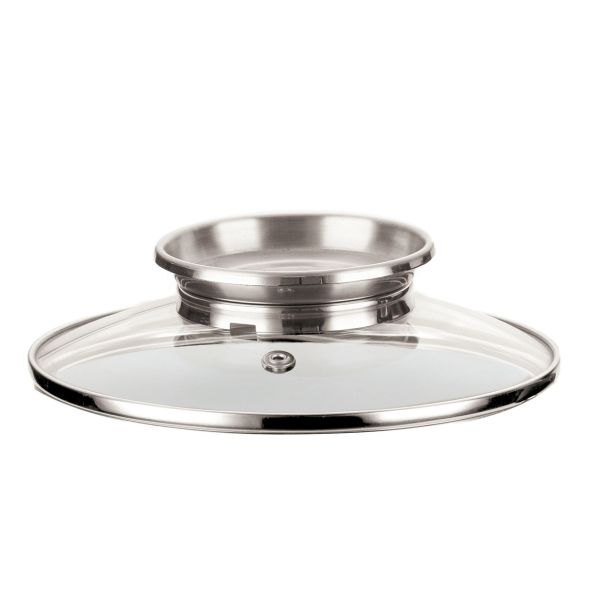 STEKLENI POKROV Z JEKLENIM NASTAVKOM ZA AROMATIZIRANJE 28 CM  DIAMOND TITAN IQ CONNECT PENSOFAL