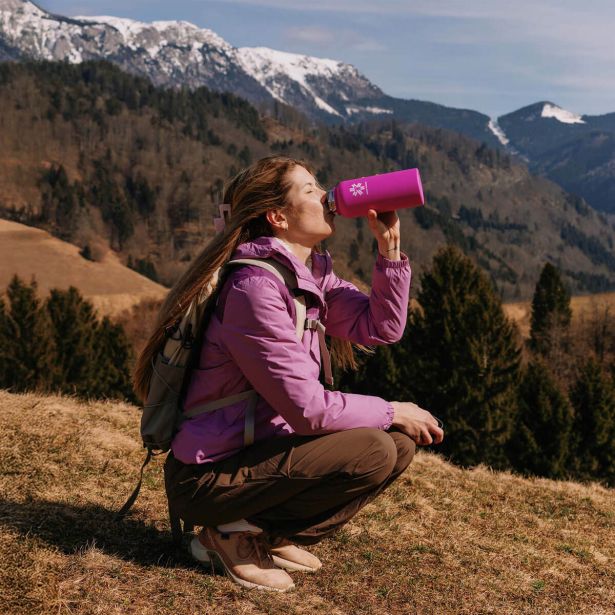 STEKLENICA, TERMO SNOW MONKEY TRAVELER 1 L PINK