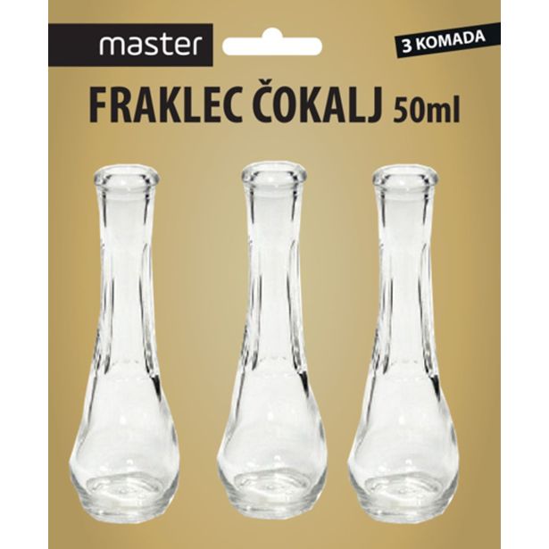 STEKLENICA ZA VLAGANJE VETRO FRAKELJ ČOKALJ 50ML PAKIRANJE 3/1