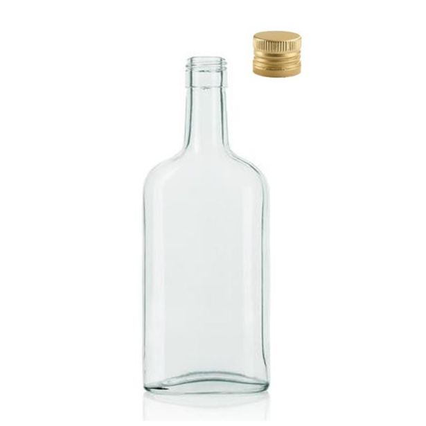 STEKLENICA ZA VLAGANJE VETRO PLOSKA 500ML + ZAMAŠEK