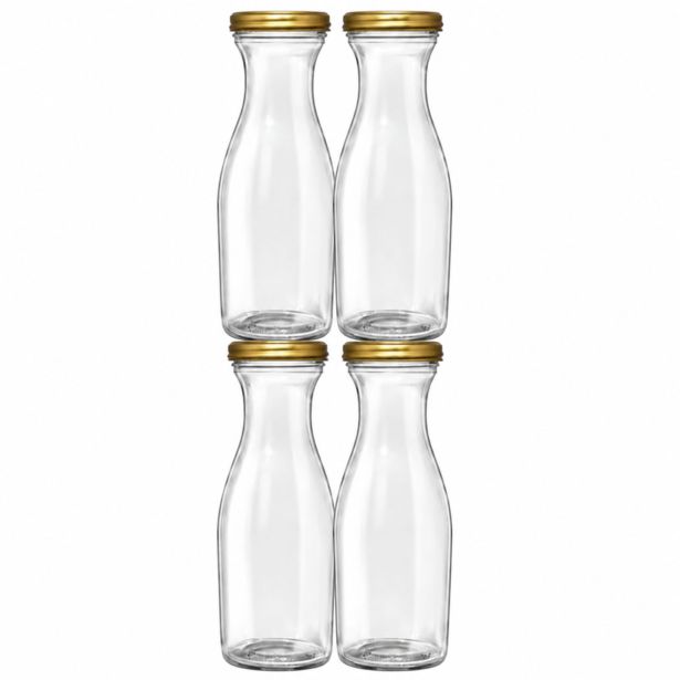 STEKLENICA ZA VLAGANJE VETRO WINE 1L + ZAMAŠEK 4 KOS