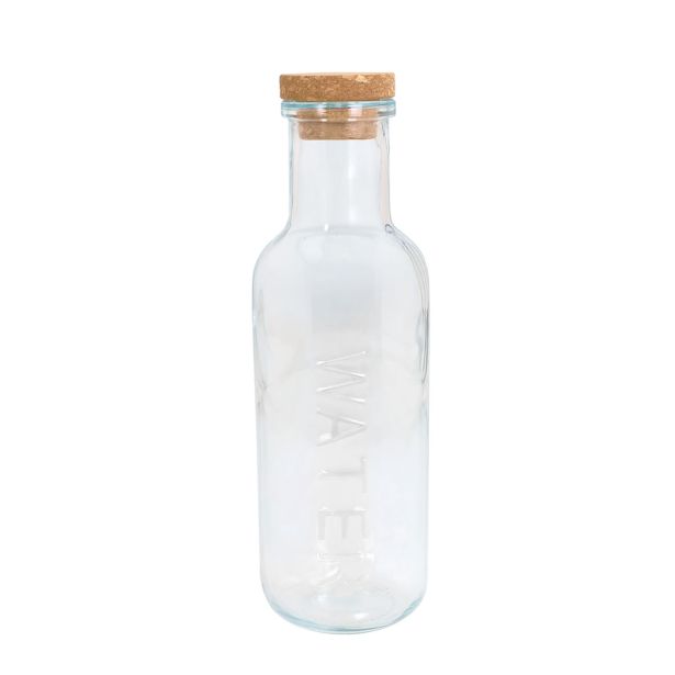 STEKLENICA ZA VODO TOGNANA 1 LIT POP CHROMIA S POKROVOM TRANSPARENT