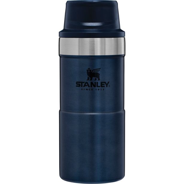 STANLEY THE CLASSIC TRIGGER-ACTION TRAVEL MUG 0.35L, NIGHTFALL MODRA, VAKUUMSKO IZLOIRANA STEKLENIČKA