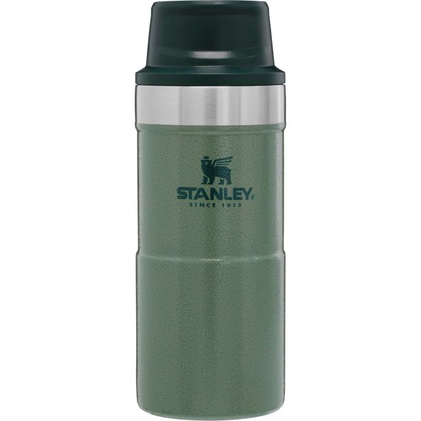 STANLEY THE CLASSIC TRIGGER-ACTION TRAVEL MUG 0.35L, HAMMERTONE ZELENA, VAKUUMSKO IZLOIRANA STEKLENIČKA
