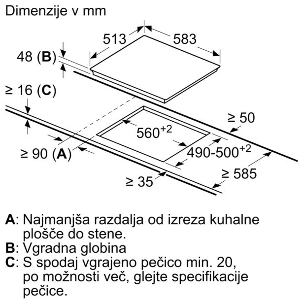STEKLOKERAMIČNA PLOŠČA BOSCH PKF645BB2E