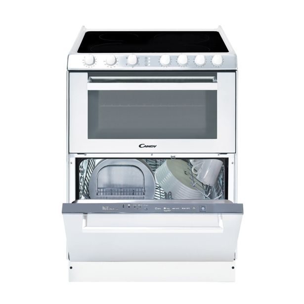 STEKLOKERAMIČNI ŠTEDILNIK CANDY TRIO 9503/1W