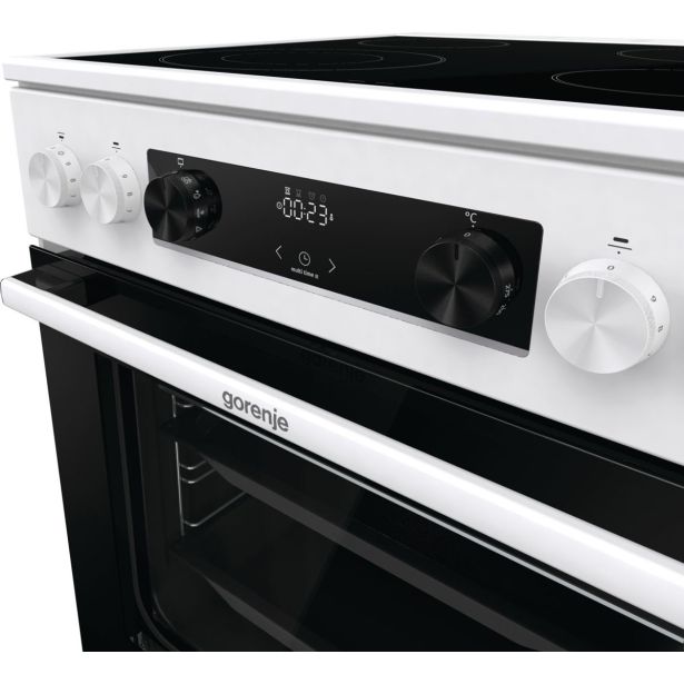 STEKLOKERAMIČNI ŠTEDILNIK GORENJE GECS6C70WC