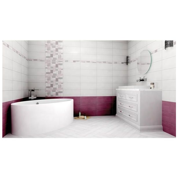 STENSKA KERAM.PLOŠČICA GORENJE KERAMIKA DIVINE 52 WHITE 20X50