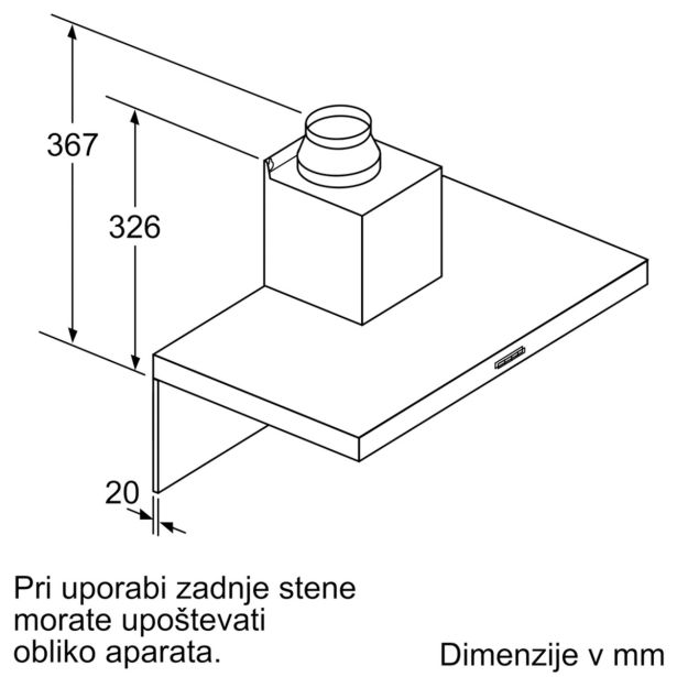 STENSKA KUHINJSKA NAPA BOSCH DWB66IM50