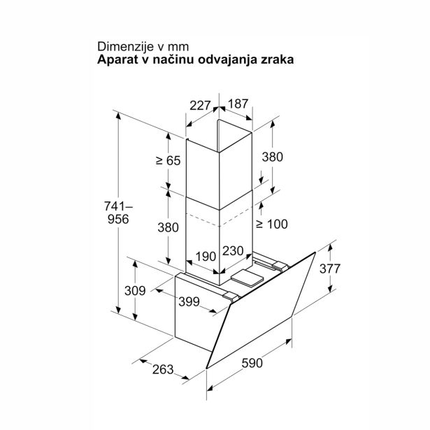 STENSKA KUHINJSKA NAPA BOSCH DWK65DFA1